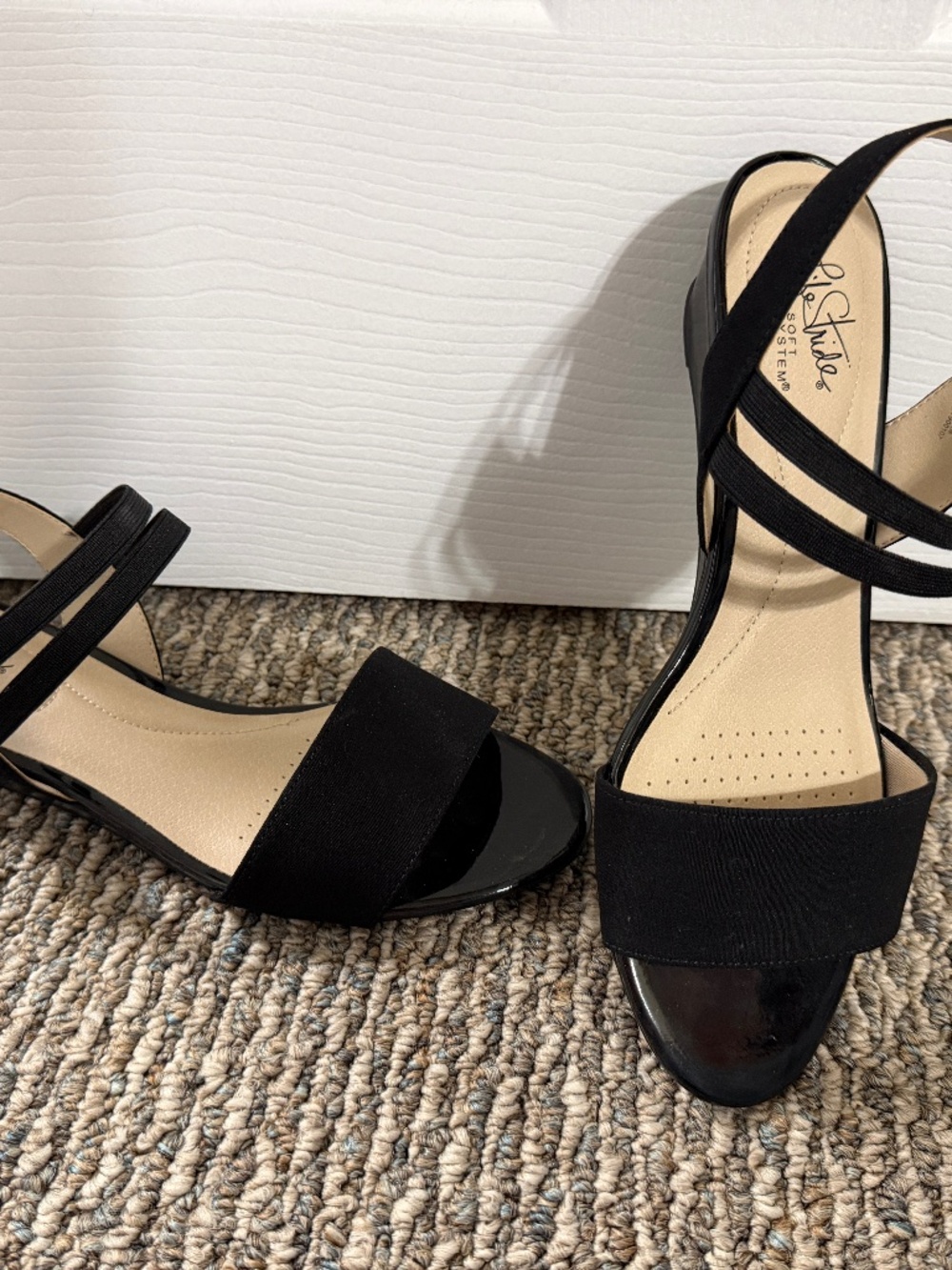 strappy wedges